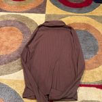 Old Navy Ribbed Turtleneck Long Sleeve Top Brown Women’s Size Small Photo 2