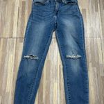 Just Black Women's Distressed Blue Skinny Jeans Size 25" Photo 0