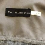 Anthropologie shimmery grey layered dressy top Photo 9