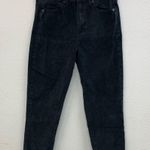 American Eagle Outfitters Charcoal Gray corduroy mom Jeans size 4 X-Short #717 Photo 0
