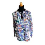Tanya Taylor  Floral Blouse Otis Top Size Small Photo 2