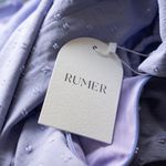 Rumer. Flocked Maxi Keyhole Dress. Purple Size XS Photo 3