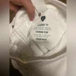 Madewell NWOT White Lightly Distressed High Rise Cropped Skinny Jeans Size 32P Photo 4