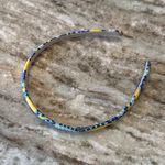 Anthropologie  Vibrant Yellow and Blue Headband Photo 6