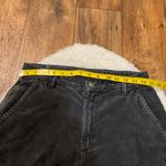 ZARA Corduroy Pants Women's 20 Black Gray Relaxed Straight Leg High Rise Photo 6