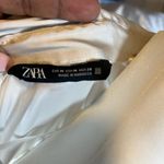 ZARA  Cream Button Down Shirt Photo 3