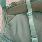 H&M Women's Green and Pink sweetheart lace Bra Photo 2