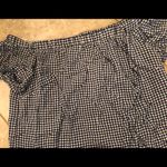 Mossimo Blue/White Strapless Over Shoulder Top SzS Blue Photo 1