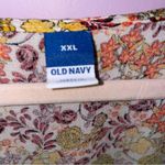 Old Navy  Dress 2X Midi Ditsy Floral Sundress Ruffle Sleeves Photo 3