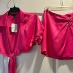 Forever 21 Women’s Pink Two Piece Skirt Set (Small) Photo 0