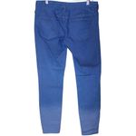 Lucky Brand Womens Blue Cotton Zip Up Casual Straight Leg Skinny Jeans Size 6 28 Photo 1