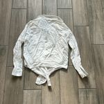 Madewell  button front tie top Photo 3