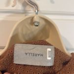 Marella cropper eyelit zip up jacket small Brown Photo 5