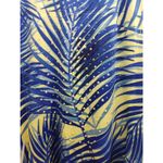 NWT India Boutique One Size Blue Palm Tree Embellished Asymmetric Hem Tank Dress Photo 3