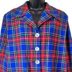 Pendleton Vintage Wool Plaid 49er Jacket
Navy Red Tartan Flannel Shirt Shacket Photo 1
