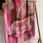 Pink leopard print scarf Photo 2