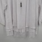 Joseph Ribkoff  Blouse Top Women's 2 White Ruffle Hemline 3/4 Sleeve Pullover‎ Photo 2
