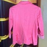 Skies Are Blue NWOT Asa Knit Blazer Jacket Coral Size Medium Photo 9