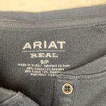 Ariat  size small long sleeve Henley navy Aztec western rodeo cowgirl Photo 1