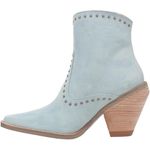 Dingo  Womens Classy N' Sassy Snip Toe Leather Ankle Boots, Size 9 Denim Blue NWT Photo 11