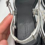 Vagabond NWB  Women's Shoemakers Izzy Sandal metallic silver  black size 40 US 10 Photo 7