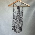 Lavender Brown Women's Black Snake Print Camisole Tank Top Size S Photo 1