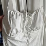 Halara  Chic Strapless Cream Dress Photo 1