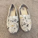 Toms  Belmont White Dogs Print Lightweight Flats Size 7.5 Photo 0