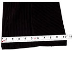 Free People Velour Black Ribbed Flare Legging Pants Edgy Boho Glam Lounge Luxe Photo 7