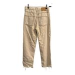 Urban Outfitters BDG  PAX Women's 26 Natural Pax Beige Ripped Straight Jeans Photo 4