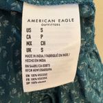 American Eagle ‎ Floral Babydoll Dress Green Tiered Size Small Photo 5