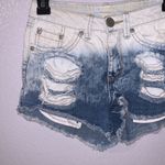 REWASH  acid wash distressed short jean shorts Photo 1