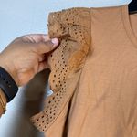 joe's jeans Joe’s eyelet flutter Sleeve Top SZ:M Photo 5