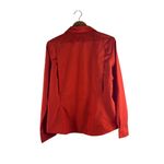 Duluth Trading Women L Long Sleeve Rip Stop Coolplus Shirt Orange Fishing Vented Red Size L Photo 2