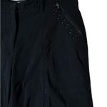 Jamie Sadock Womens Golf Pants Ankle Cropped Mid Rise Zippers Studs Size 6 Photo 4