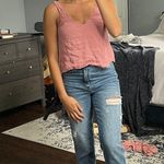 Wilfred Free Pink Aritzia Open Back Tank Photo 0