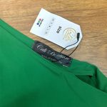 NWT Green One Shoulder Tie Long Sleeve Bodycon Dress Sz One Size Photo 5