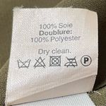 Madewell Olive Green 100% Silk Moonset Dress Style #B1408 Size 6 Photo 12