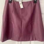Anthropologie Faux Leather Mini Skirt, Size 10 Photo 8