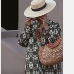 ZARA NWOT  Marble Print Cotton Midi Dress Beach Swim Coverup Bloggers Fav Photo 5