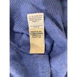 L.L. Bean Women's Turtleneck Sweater XL Petite Blue Cotton Cashmere Blend Photo 4
