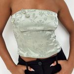 Princess Polly  AU Laylor jacquard floral strapless top Photo 0