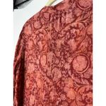 Peruvian Connection Floral Boho Tunic Dress Red Viscose Pintuck Peasant S Photo 5