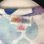 LuLaRoe  Caroline Cardigan Open Front Geometric Blue Pink S Photo 2