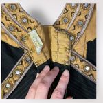 Free People  Black‎ Nerfertiti Bodycon Mini Dress Boho Party Size Large Photo 3