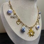 Handmade Gold Charm Necklace Photo 1