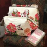 LE MIEL 3 in 1 Shoulder bag 1 Crossbody bag double zip wallet White Photo 3