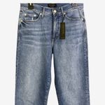 Banana Republic  High-Rise Straight Jeans Medium Wash Stretch Denim Size 29 NWT Photo 1