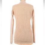 Anthropologie Moth Colorblock Pullover Alpaca Wool Sweater Tan Cream Size Medium Photo 2