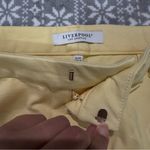 Liverpool Jeans Company NWT Stitch Fix Liverpool Kelsey Knit Trousers In Yellow Size 16/33 Photo 3